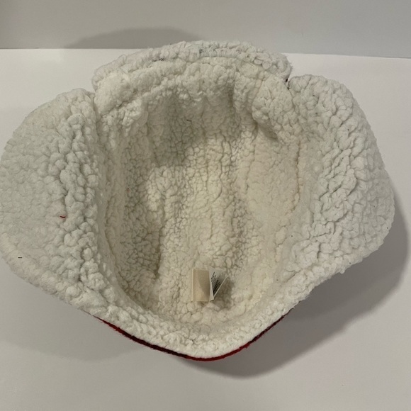 𝅺Tucker + Tate Trapper Hat Baby Toddler Boy Girl Buffalo Plaid Sherpa Lined EUC - Picture 5 of 7